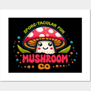 mushroom Posters and Art